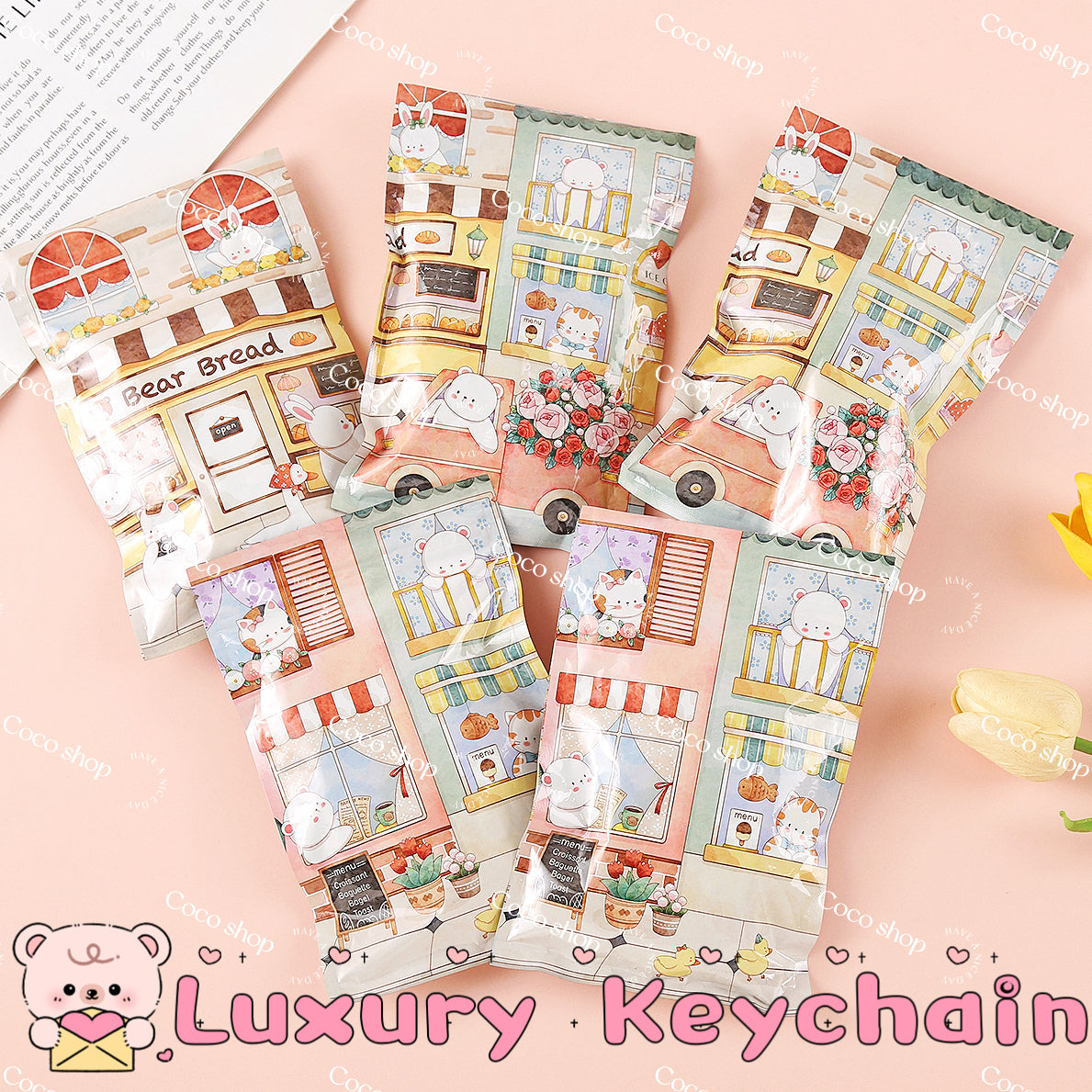 キーホルダー福袋 -- ライブ配信で開封 -- スマホストラップ付き