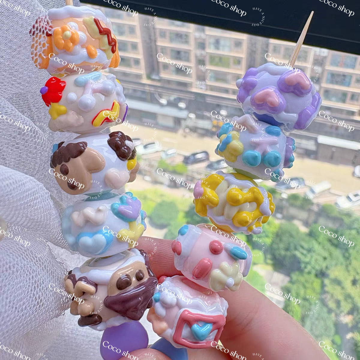 アクリルビーズ福袋 - ライブで公開 - ビーズペンチェーンDIY用